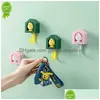 Ganci Rails 2022 Gancio per uccelli Pop Out Wall Key Cloth Bag Hanger Adesivo Bagno Asciugamano Porta accappatoio Rack Porta Decor Shelf Drop Delive Dhpqw