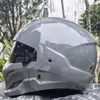 Motorcycle Helmets M L Xl Xxl Samurai Black Scorpion Helmet Retro Combination Half Cycling Accessories