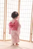 Vêtements ethniques Enfants Kimono Style Japonais Traditionnel Imprimé Yukata Robe Pour Fille Enfants Coton Cosplay Haori Costume Vêtements Asiatiques