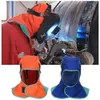 Welding Helmets Full Protective Hood for Men Washable Breathable Neck Cover Flame-Retardant Cap 230428