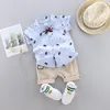 Clothing Sets Fashion Baby Boy s Suit Summer Casual Clothes Top Shorts 2PCS for Boys Infant Suits Kids 230504
