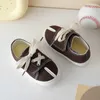 Athletic Outdoor Spring New Baby Canvas Shoes Girls Fashion Casual Shoes Boys Retro Board Shoes Children Cute Sneakers AA230503