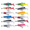 Приманки заманивает Pesca -Jigging Hooks Wobblers Силиконовые мягкие 8 см 12G T Tail Swimbait Искусственная резиновая щука для басового карпа. Рыбалка 230504