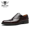 Dress Shoes DESAI Men Brand Oxfords Genuine Leather Italian Business Classic Formal For Design Footwear