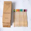 Bamboo toothbrush environmental protection log brush bamboo carbon grinding point silk toothbrush Travel Hotel Tooth Brush LT401