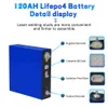 120AH Lifepo4 Batterie wiederaufladbarer Lithium-Eisenphosphat-Akku DIY 12V 24V für Wohnmobile, Wohnmobile, EV-Boote, Yachten, Golfwagen