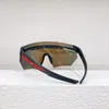 男性向けのスポーツサングラス豪華なレターデザイナーサングラス高品質の屋外サイクリングウインドプルーフ眼鏡女性UV保護サングラス