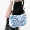 Bolsas de noite bolsa peluda nicho feminino design original de um ombro de um ombro de leopardo de inverno de inverno coreano Messenger de moda