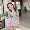 Kleidung Sets Sommer Mädchen Süße Casual Blume Puppe Hemd und Shorts Mode Baby Kinder Outfit Kinder Mädchen ClothesSuit 230504