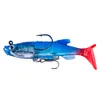 Приманки заманивает Pesca -Jigging Hooks Wobblers Силиконовые мягкие 8 см 12G T Tail Swimbait Искусственная резиновая щука для басового карпа. Рыбалка 230504