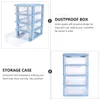 Gift Wrap Clothes Storage Drawers Organizer Makeup Desktop Unit Plastic Small Collapsible Bins Office Case Shelf Box