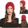 Mode stretchable turban hatt kemo cap muslim indisk arabisk ed veckad huvud wrap motorhuv 24 st lot296g