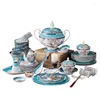 Set di stoviglie Il produttore vende direttamente ciotole e piatti in porcellana Bone China di fascia alta Stoviglie Scatole regalo combinate in ceramica Regali