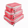 Sacs de rangement sac de voyage compressible emballage Cubes pliable étanche valise Nylon sac à main bagages vêtements organisateur