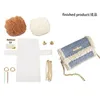 Portefeuilles Kit de matériaux de sac à main Matériel de bricolage tissé à la main Ensemble complet Paquet Cadeau fait à la main pour les copines
