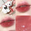 Lip Gloss Water Licht vlek spiegelglas lippenstift schattige matte tint cosmetica beer glazes sleutelhanger waterdichte lange langdurige f6f7