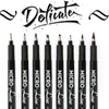 Markers Hand Lettering Pens Calligraphy Brush Pigment Liner Micron Black Set for Artist Sketch Technical Beginners 230503