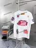 xinxinbuy men designer tee t shart 23ss face frace face infinity dots patterm