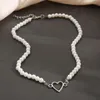 Collares pendientes, joyería para mujer, accesorios Y2k, collar de perlas de moda coreana Steampunk para regalos de fiesta de moda de corazón