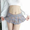 Rokken zomer plaid geplooide mini short voor meisje clubwear cosplay sexy mode schoolmeisje alledicaal 230503