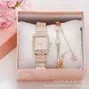 Wristwatches 2023 Women's Quartz Table Water Diamond Jewelry Buckle Square Simple Watch Fashion Small