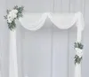 Decorative Flowers 2pcs Artificial Flower Sash Arch Decor Floral For Wedding Door Window Chair Welcome Sign Backdrop Long Table Centerpieces