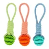 Jouets pour animaux de compagnie, boule à nœud pour chien, entraînement, exercice Ndestructible, exercice de la mâchoire, balle à mâcher, utilisée pour l'entraînement, jouets de nettoyage des dents