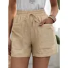 Femmes Shorts Shorts Femme Mode Femmes Vêtements Casual Coton Lin Sweatshorts D'été Vetement Femme Shorts pour Femmes 230504