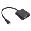 USB C إلى VGA Adapter USB 3.1 النوع C من الذكور إلى كابل محول VGA الإناث 1080p FHD لـ MacBook 12 بوصة Chromebook Pixel Lumia 950XL
