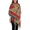 Scarves Antique Boho Bohemian Turkish Carpet Kilim Scarf Men Women Winter Fall Warm Persian Tribal Ethnic Art Shawls Wraps