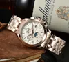 ساعات المعصم للرجال 2023 New Mens Watches Six Needles Automatic Mechanical Watch TIS 1853 Top Top Fuckury Brand Strap Men Men Fashion Moant