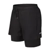 Heren shorts Athletic 7 "Inseam 2-in-1 Performance Active Zipper Shorts met strakke liner Gym Basketball Training Running Shorts For Men 230503