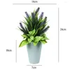 Decorative Flowers Artificial Plastic Plants Eye-catching Fake Bonsai Elegant Potted Garden Supplies Table Decoration