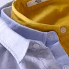 Camicie casual da uomo design Camicia a maniche lunghe di marca Suehaiwe da uomo moda camicie gialle per uomo casual tendenza camiseta camisa chemise 230504