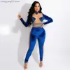 Kobiety Jumpsuits Rompers Sparkle Rhinestone Mesh Velvet BodyCon Jumpsuit Luksusowe przyjęcie urodzinowe dla kobiet seksowna odzież klubowa D35-GF32 T230504