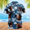 Mannen casual shirts mannen Jumeast geit blauwe Tribal mannen Hawaii shirt cutecore boerderij vee palmboom strand blouse koe paard Vintage YK2