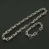 Collier pour la chaîne masculine Link Link Chaînes en or Iced Out Bijoux Hip Hop Metal Keel Chain Collier Trendy Men's Alloy