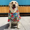 Dog Apparel Big Dog Clothes Summer Large Dog Shirt Corgi Garment Samoyed Husky Labrador Golden Retriever Pet Costume Apparel Dogs Products 230504