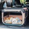 Transporteur pour animaux de compagnie chien voiture boîte de Transport Cage chiens transportant Transportin pliant chat tente parc animaux sac de Transport