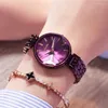 Montres-bracelets Top qualité or Rose montre femmes Scottie marque japon Quartz dames brillant coupe miroir femme poignet 2023