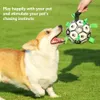 Oyuncaklar 2021 Yeni Yükseltme Köpek Futbol Topu Grab Sekmelerle Etkileşimli Futbol Yavru Yavru Toplar Küçük Orta Boylar Eğlenceli Su Evcil Köpek Oyuncakları