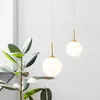 Lampes suspendues Vintage Led Bubble Glass Diamond Light Plafond Décoration Lustre Éclairage Lustres