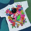 Call me Street Skateboarding Treasure Spicy Girl T-shirt per uomo e donna Coppia Stampa Moda super calda a maniche corte