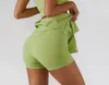 Tennis Slim Yoga Korta kjolar Ultra Mini Shorts kjol Gym Övning Kör Fitness Anti-Light Sports