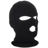 Basker full ansikte täcker tre-håls mask beanies hatt för kvinnor män balaclava armé taktisk cs vinter varm vindtät cykling unisex capsberets