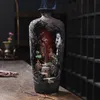 装飾的なオブジェクト図形の家庭装飾花瓶のデザインオーナメント樹脂手作ラッキーフェンシュイ滝バックフロー香センサー230504