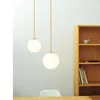 Lampes suspendues Vintage Led Bubble Glass Diamond Light Plafond Décoration Lustre Éclairage Lustres