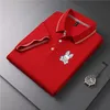 Mens Polos Polo Shirt Summer Men Kort ärmomsättning Krage Slim Tops Casual Breatble Solid Color Business Asian Plus Size 4XL 230504