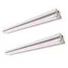 LED Grow Lights Full Spectrum T8 G13 Tube GrowLight Strips 4Ft Grow Light Bulbs Plant Lights for Indoor Plants Greenhouse Pinkish White Linkable Design usastar