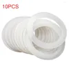 Storage Bottles 10pcs Portable Reusable Cap Kitchen Home Airtight Wide Mouth Round Glass Silicone Seal Rings Mason Jar Lids